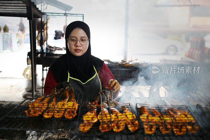 马来西亚美食:熏鱼(Ikan Salai)